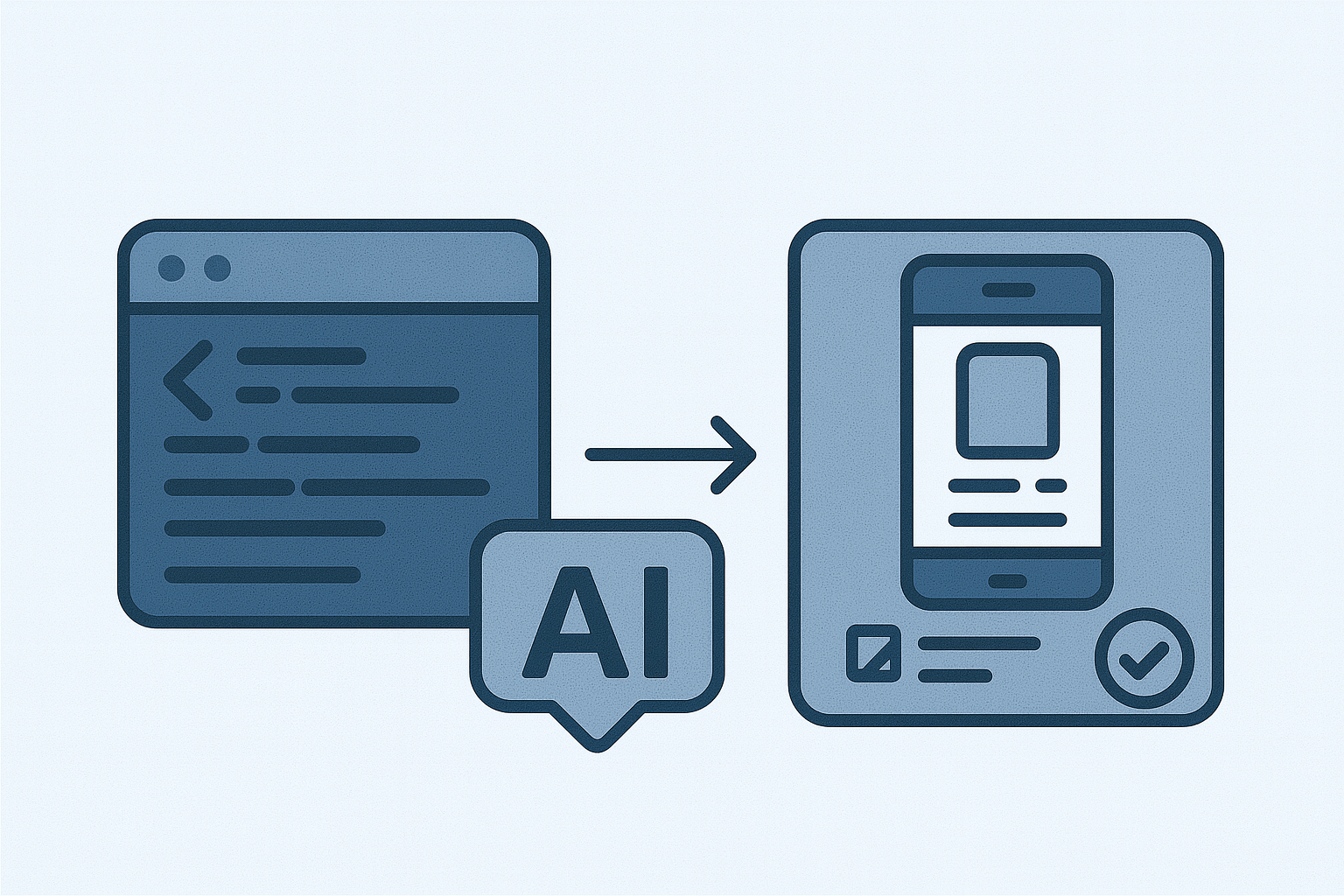 Code to app screenshot